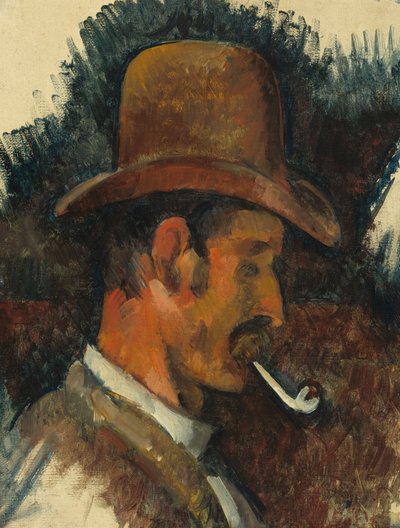 Homme avec pipe - Paul Cézanne