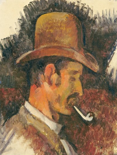 Homme avec pipe - Paul Cézanne