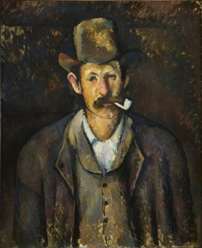 Homme avec une pipe, vers 1892-1896 - Paul Cézanne