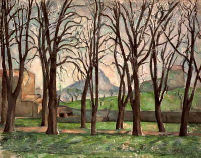 Marronniers du Jas de Bouffan en hiver - Paul Cézanne