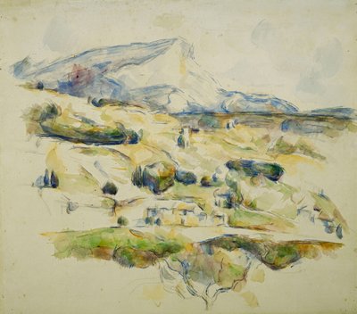 La Montagne Sainte-Victoire vue des Lauves, vers 1902-1906 - Paul Cézanne