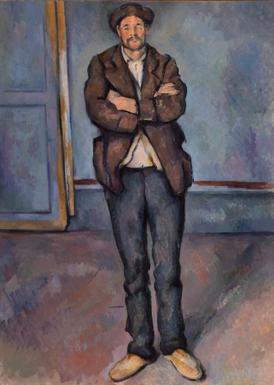Paysan debout, les bras croisés - Paul Cézanne