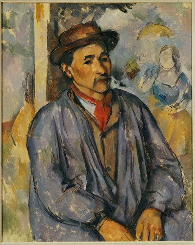 Paysanne en Chemise Bleue - Paul Cézanne