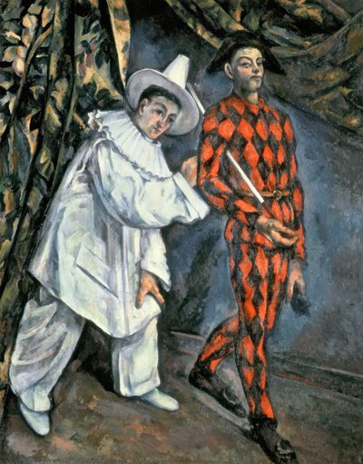Pierrot et Arlequin (Mardi Gras), 1888 - Paul Cézanne