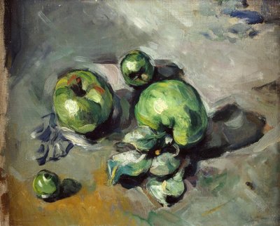 Pommes vertes - Paul Cézanne