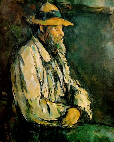 Portrait de Vallier, Assis - Paul Cézanne