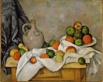 Rideau, cruchon et compotier - Paul Cézanne