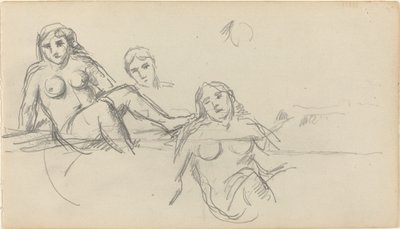 Baigneur assis [verso] - Paul Cézanne