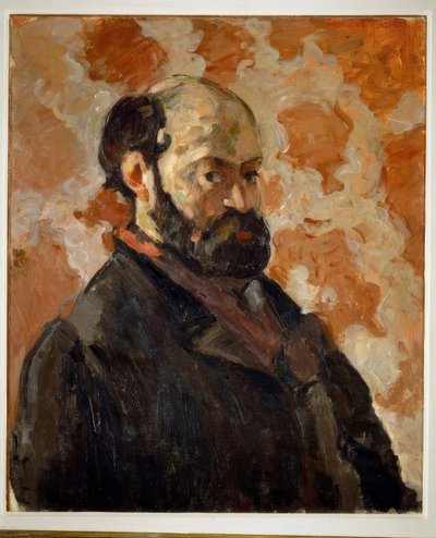 Autoportrait sur fond rose - Paul Cézanne