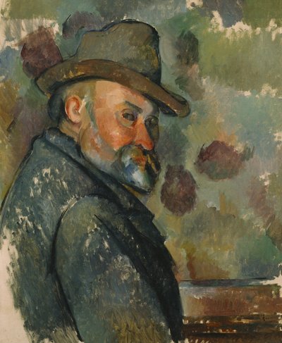 Autoportrait avec un chapeau - Paul Cézanne