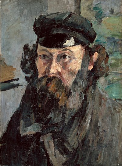 Autoportrait avec chapeau - Paul Cézanne
