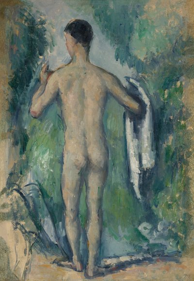 Baigneuse debout, vue de dos - Paul Cézanne