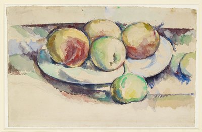 Nature morte de pêches et de figues, fin du 19e siècle - Paul Cézanne