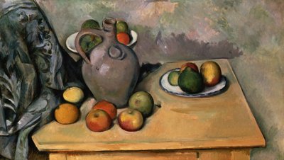 Nature morte avec draperie bleue, c.1893-94 - Paul Cézanne