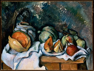 Nature morte avec fruits et pot à gingembre, vers 1895 - Paul Cézanne