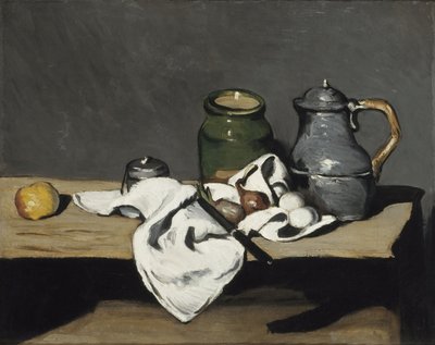 Nature morte avec bouilloire, 1867-1869 - Paul Cézanne