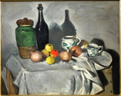 Nature morte (fruits et vaisselle) - Paul Cézanne
