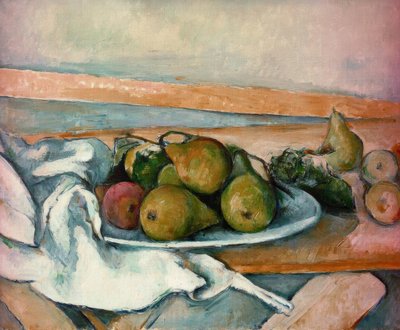 Nature morte avec des poires - Paul Cézanne