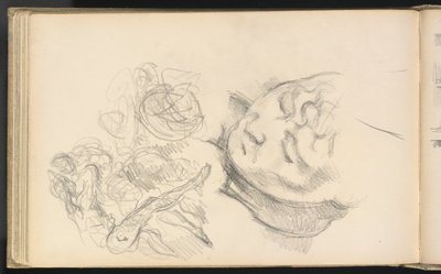Études incluant Madame Cézanne - Paul Cézanne