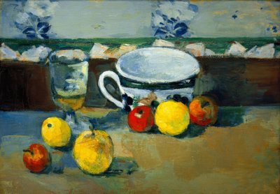 Tasse, verre et fruits II - Paul Cézanne