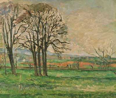 Les Arbres nus à Jas de Bouffan, 1885-1886 - Paul Cézanne