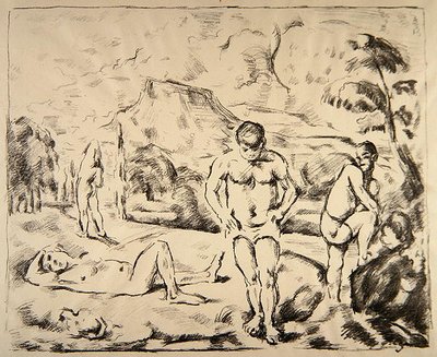 Les Baigneuses, vers 1898 - Paul Cézanne