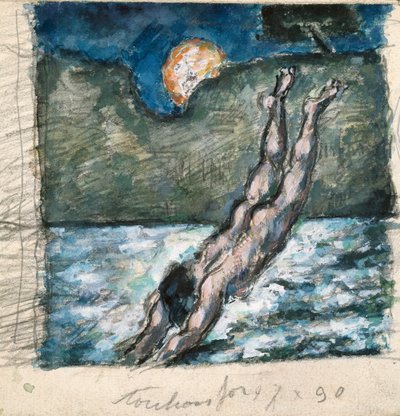 Le plongeur, 1867-70 - Paul Cézanne