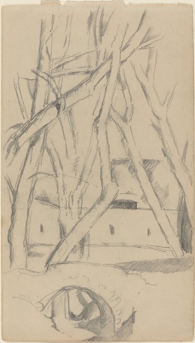 Le petit pont [recto] - Paul Cézanne