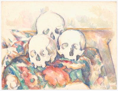 Les trois crânes - Paul Cézanne