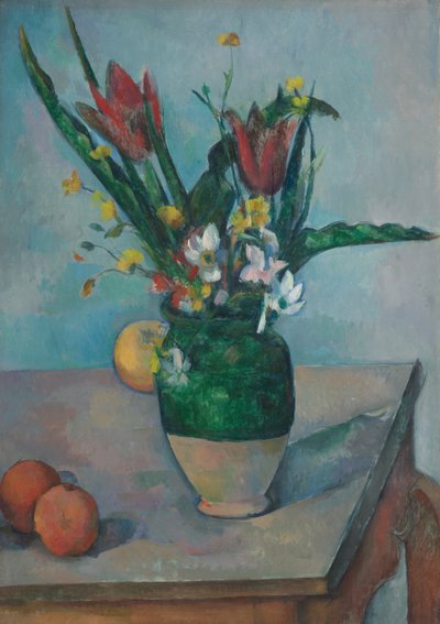 Le vase de tulipes - Paul Cézanne