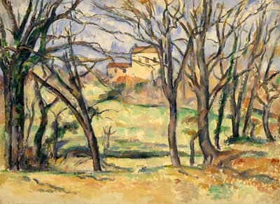 Arbres et Maisons Près du Jas de Bouffan, 1885-86 - Paul Cézanne