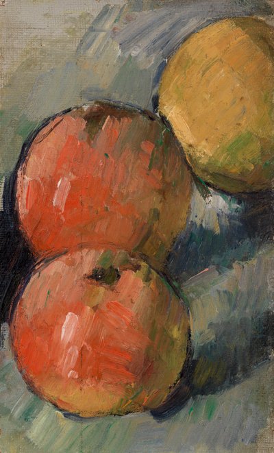 Deux pommes et demie - Paul Cézanne