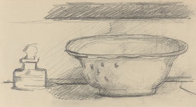 Lavabo et flacon de parfum - Paul Cézanne