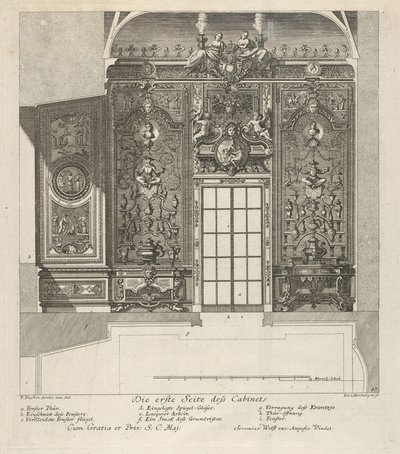 Le premier mur de la salle de porcelaine, de: 
