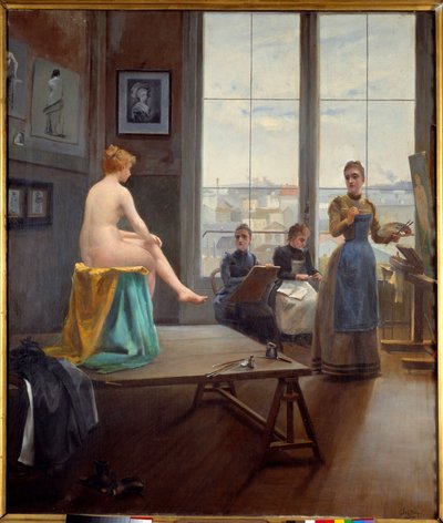 Atelier de jeunes filles - Paul Duthoit