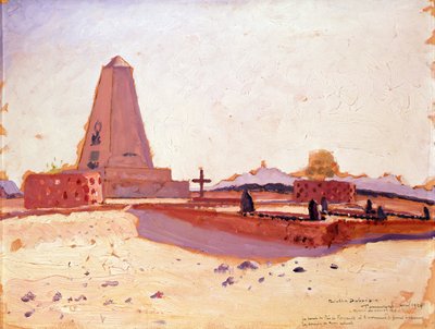 Tombe du Père Charles Eugène de Foucauld, le Monument du Général Laperrine et la Tombe de trois Méharistes du Corps de Chameaux Français - Paul Elie Dubois