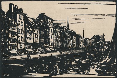 Honfleur - Le Vieux Bassin, 1919 - Paul Elie Gernez