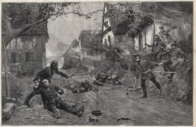 Guerre de 1870-1871 - à la bataille de Woerth (ou bataille de Froeschwiller Woerth, Froeschwiller-Woerth), 6 août - Paul Émile Boutigny