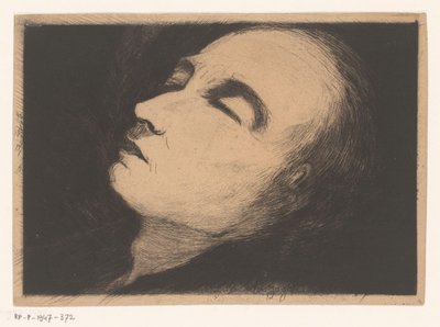 Portrait de Vincent van Gogh sur son lit de mort - Paul Ferdinand Gachet