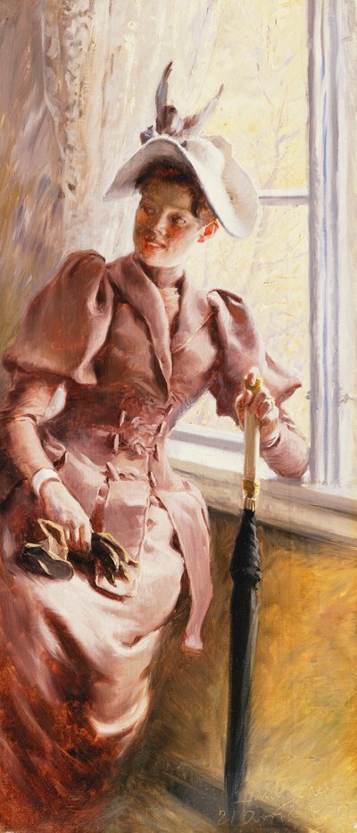À la fenêtre, 1892 - Paul Fischer