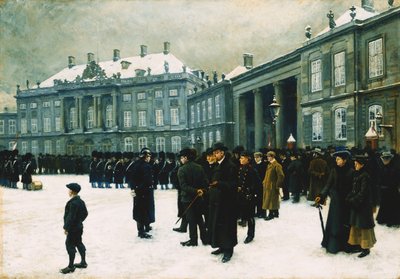 Changement de la garde au palais d