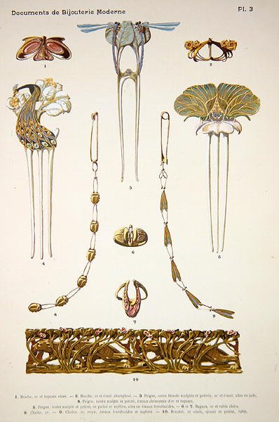 Conceptions de bijoux, planche 3 de 