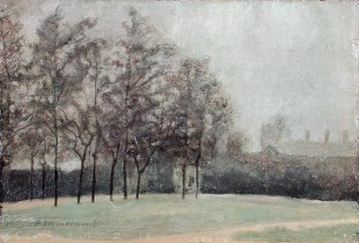 Studios de Kensington, près de la porte du studio - Paul Fordyce Maitland
