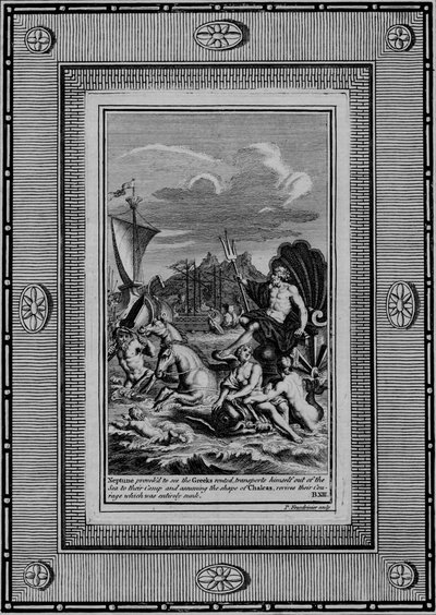 Neptune provoqué de voir les Grecs en déroute - Paul Fourdrinier