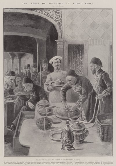 Le règne de la suspicion au kiosque Yildiz - Paul Frenzeny