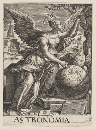 Planche 7 : Astronomia, des Sept Arts Libéraux - Paul Fürst