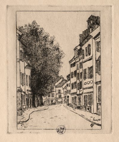 Six eaux-fortes : Notre-Dame, Pontoise, 1895 - Paul Gachet