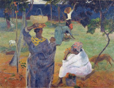 Parmi les manguiers - Paul Gauguin