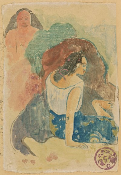 Arearea no Varua Ino (Worte des Teufels) [recto] - Paul Gauguin
