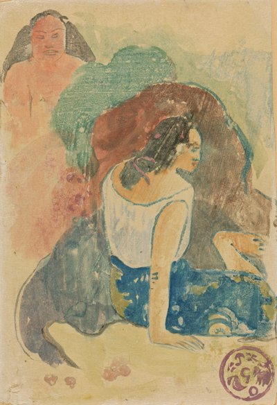 Arearea no Varua Ino, Paroles du Diable [recto], 1894 - Paul Gauguin